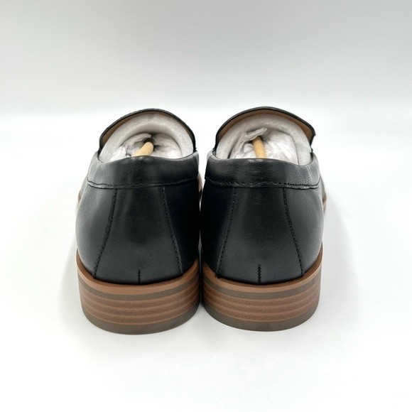 NEW Aerosoles Womens Size 6 Black Leather East‎ Side Slip On Loafers Shoes - Picture 6 of 12